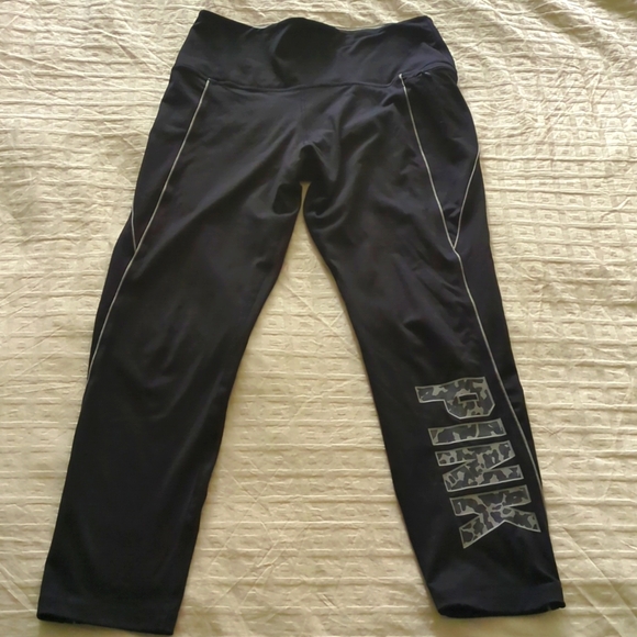 PINK by Victoria's Secret Women's Black Sports Leggings - Picture 3 of 7